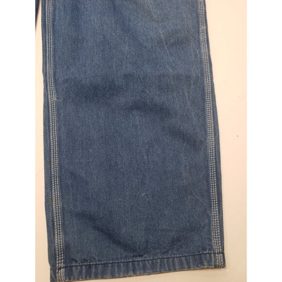 Liberty Men's Denim Blue Bib Overalls 100% Cotton Original Fit Size 50x30 - Picture 9 of 16